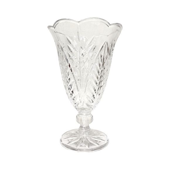 Mikasa Parkridge footed Crystal Vase - Picture 1 of 5